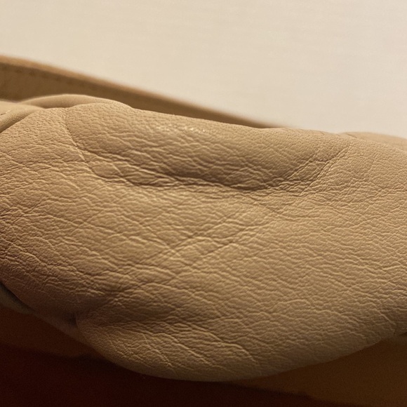 Bardot Rose Women’s Medium Tan Vegan Leather Satchel Shoulder Bag. - Picture 6 of 12